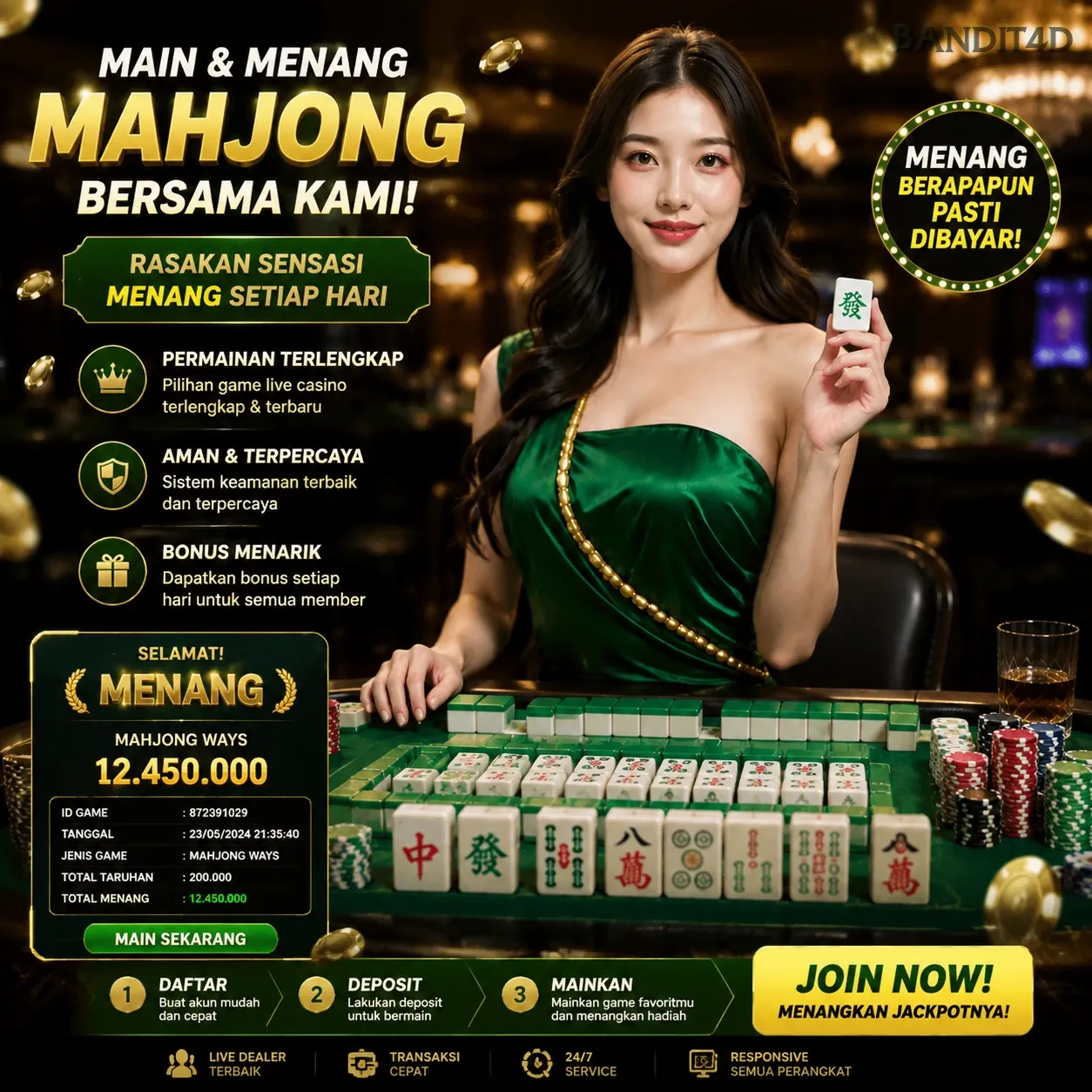 Ikon aplikasi bandit4d resmi